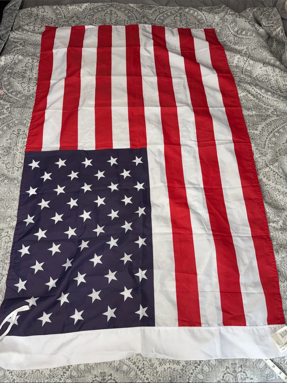 American Flag Decorative Banner - Red, White & Blue - 36”x 60”